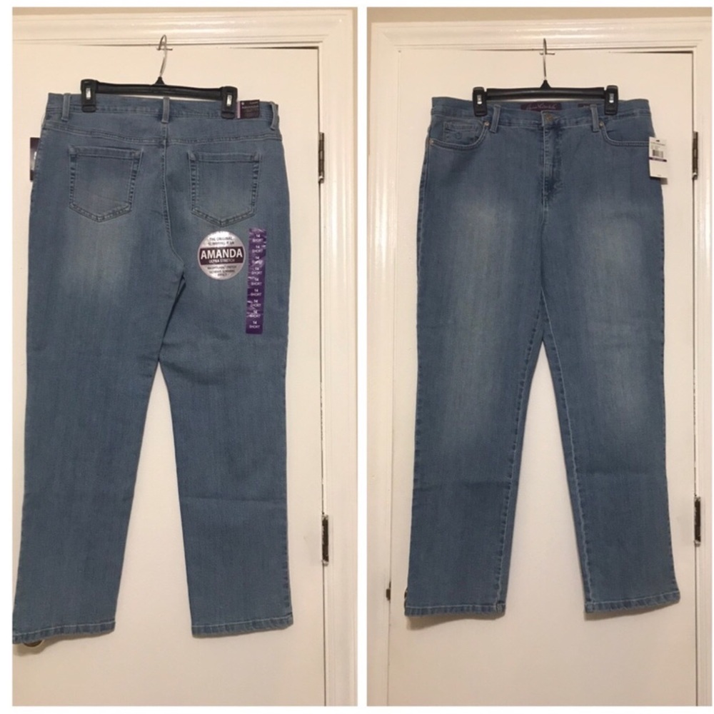 Gloria Vanderbilt Amanda Ultra Stretch Antiqua Wash Jeans NWT